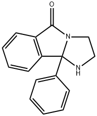 9b-phenyl-2,3,5,9b-tetrahydro-1H-imidazo[2,1-a]isoindol-5-one 结构式