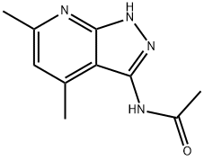 N-(4,6-dimethyl-1H-pyrazolo[3,4-b]pyridin-3-yl)acetamide Structure