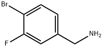 (4-bromo-3-fluorophenyl)methanamine Struktur
