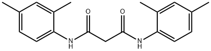 N,N''-BIS-(2,4-DIMETHYL-PHENYL)-MALONAMIDE 化学構造式