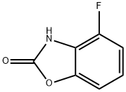 4-フルオロ-1,3-ベンゾキサゾール-2(3H)-オン 化学構造式
