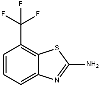 2-Benzothiazolamine,7-(trifluoromethyl)-(9CI) Struktur