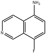 8-フルオロイソキノリン-5-アミン 化学構造式