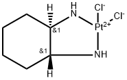 Platinum, dichloro(1,2-cyclohexanediamine-N,N')-, [sp-4-2-(1R-trans)]- Structure