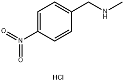 N-Methyl-1-(4-nitrophenyl)methanamine hydrochloride Structure