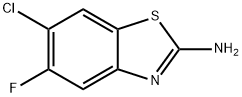 2-Benzothiazolamine,6-chloro-5-fluoro-(9CI) Structure