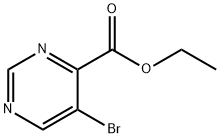 Ethyl 5-broMo-4-pyriMidinecarboxylate Struktur