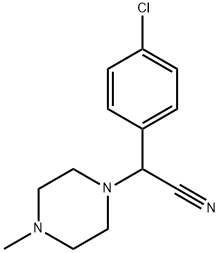 2-(4-Chlorophenyl)-2-(4-Methylpiperazin-1-Yl)Acetonitrile Structure