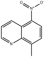 8-甲基-5-硝基喹啉, 64976-62-1, 结构式