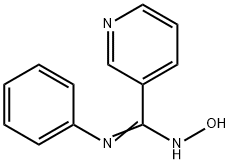 (Z)-N'-hydroxy-N-phenylpyridine-3-carboximidamide Structure