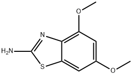 2-氨基-4,6-二甲氧基苯并噻唑, 65948-18-7, 结构式