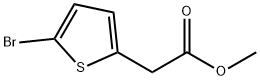 Methyl 2-(5-broMothiophen-2-yl)acetate Structure