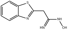 2-Benzothiazoleethanimidamide,N-hydroxy-(9CI),676120-26-6,结构式