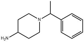 1-(1-phenylethyl)piperidin-4-amine Struktur