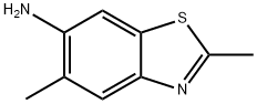 2,5-DIMETHYL-6-BENZOTHIAZOLAMINE 结构式