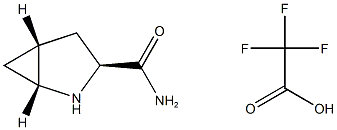 (1R,3S,5R)-2-氮杂双环[3.1.0]己烷-3-甲酰胺 2,2,2-三氟乙酸盐,700376-58-5,结构式