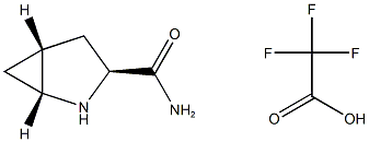 (1R,3S,5R)-2-AZABICYCLO[3.1.0]HEXANE-3-CARBOXAMIDE 2,2,2-TRIFLUOROACETIC ACID Structure