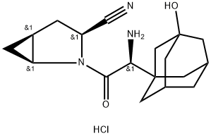 Saxagliptin hydrochloride Structure