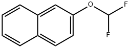 2-(ジフルオロメトキシ)ナフタレン 化学構造式