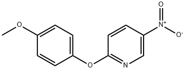 2-(4-methoxyphenoxy)-5-nitropyridine Struktur