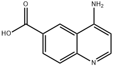 4-氨基喹啉-6-羧酸, 73873-91-3, 结构式