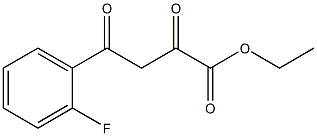 Benzenebutanoic acid, 2-fluoro-α,γ-dioxo-, ethyl ester Struktur