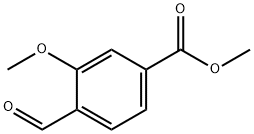Methyl 4-formyl-3-methoxybenzoate Struktur
