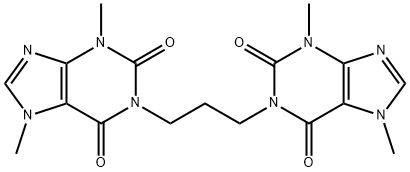 1,1′-Trimethylenedi-theobromine Struktur