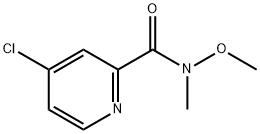 4-chloro-N-methoxy-N-methylpicolinamide Structure