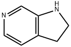 2,3-ジヒドロ-1H-ピロロ[2,3-C]ピリジン 化学構造式