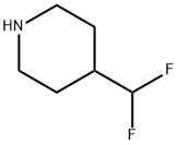 4-(二氟甲基)哌啶, 760958-13-2, 结构式
