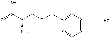 O-苄基-L-丝氨酸盐酸盐,76614-98-7,结构式