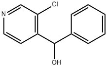 (3-氯吡啶-4-基)(苯基)甲醇 结构式