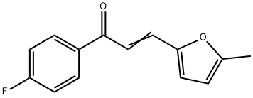 (2E)-1-(4-fluorophenyl)-3-(5-methylfuran-2-yl)prop-2-en-1-one Structure