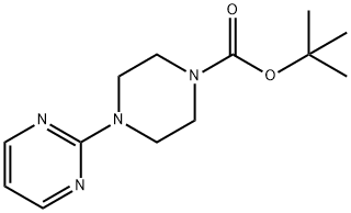 1-N-BOC-4-PYRIMIDIN-2-YL-PIPERAZINE, 780705-64-8, 结构式