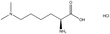 NΕ,NΕ-ジメチル-L-リジン 一塩酸塩 化学構造式