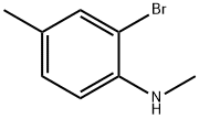 2-溴-4-甲基N甲基苯胺, 81090-31-5, 结构式
