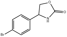 4-(4-溴苯基)-1,3-噁唑烷-2-酮, 85288-37-5, 结构式