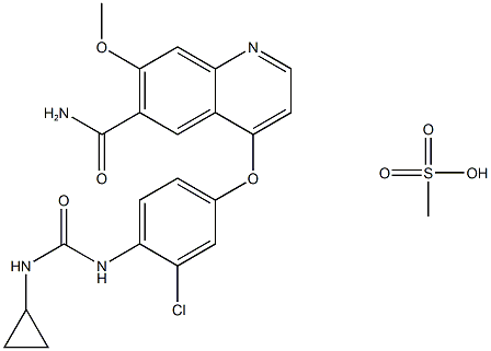 lenvatinib Mesylate Struktur