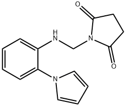 1-({[2-(1H-pyrrol-1-yl)phenyl]amino}methyl)pyrrolidine-2,5-dione Struktur