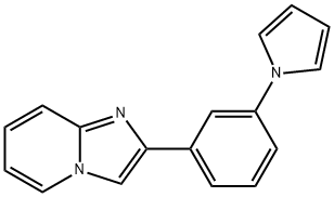 1-(3-{imidazo[1,2-a]pyridin-2-yl}phenyl)-1H-pyrrole Structure