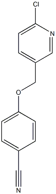 4-[(6-chloropyridin-3-yl)methoxy]benzonitrile Struktur