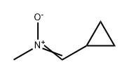 (E)-(cyclopropylmethylidene)(methyl)oxidoazanium Struktur