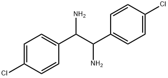 1,2-双(4-氯苯基)乙二胺, 86212-34-2, 结构式