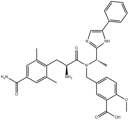 Eluxadoline Struktur