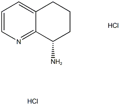 8-QuinolinaMine, 5,6,7,8-tetrahydro-, hydrochloride (1:2), (8S)- Struktur