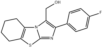 [4-(4-fluorophenyl)-7-thia-2,5-diazatricyclo[6.4.0.0^{2,6}]dodeca-1(8),3,5-trien-3-yl]methanol 结构式