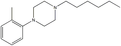 1-hexyl-4-(2-methylphenyl)piperazine