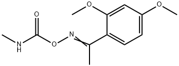 (Z)-[1-(2,4-dimethoxyphenyl)ethylidene]amino N-methylcarbamate Structure