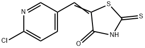 (5E)-5-[(6-chloropyridin-3-yl)methylidene]-2-sulfanylidene-1,3-thiazolidin-4-one Structure